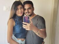 hot cam couple spreading pussy SaniyaRohit